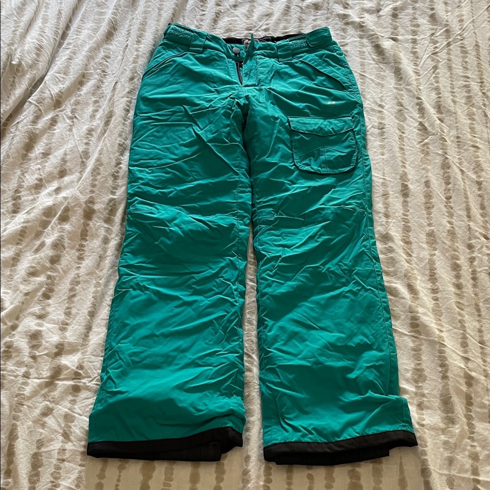 Orage Kids Turquoise Snow Pants Large 10/12